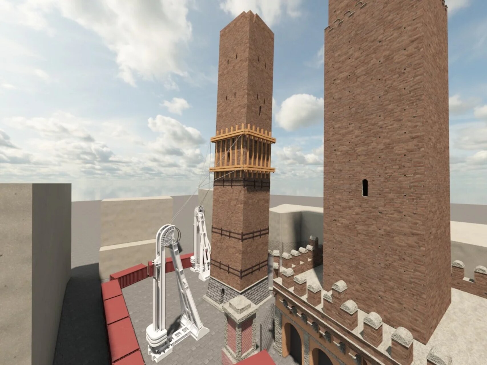 Garisenda: da CINECA e NVIDIA un gemello digitale per salvare la celebre torre di Bologna