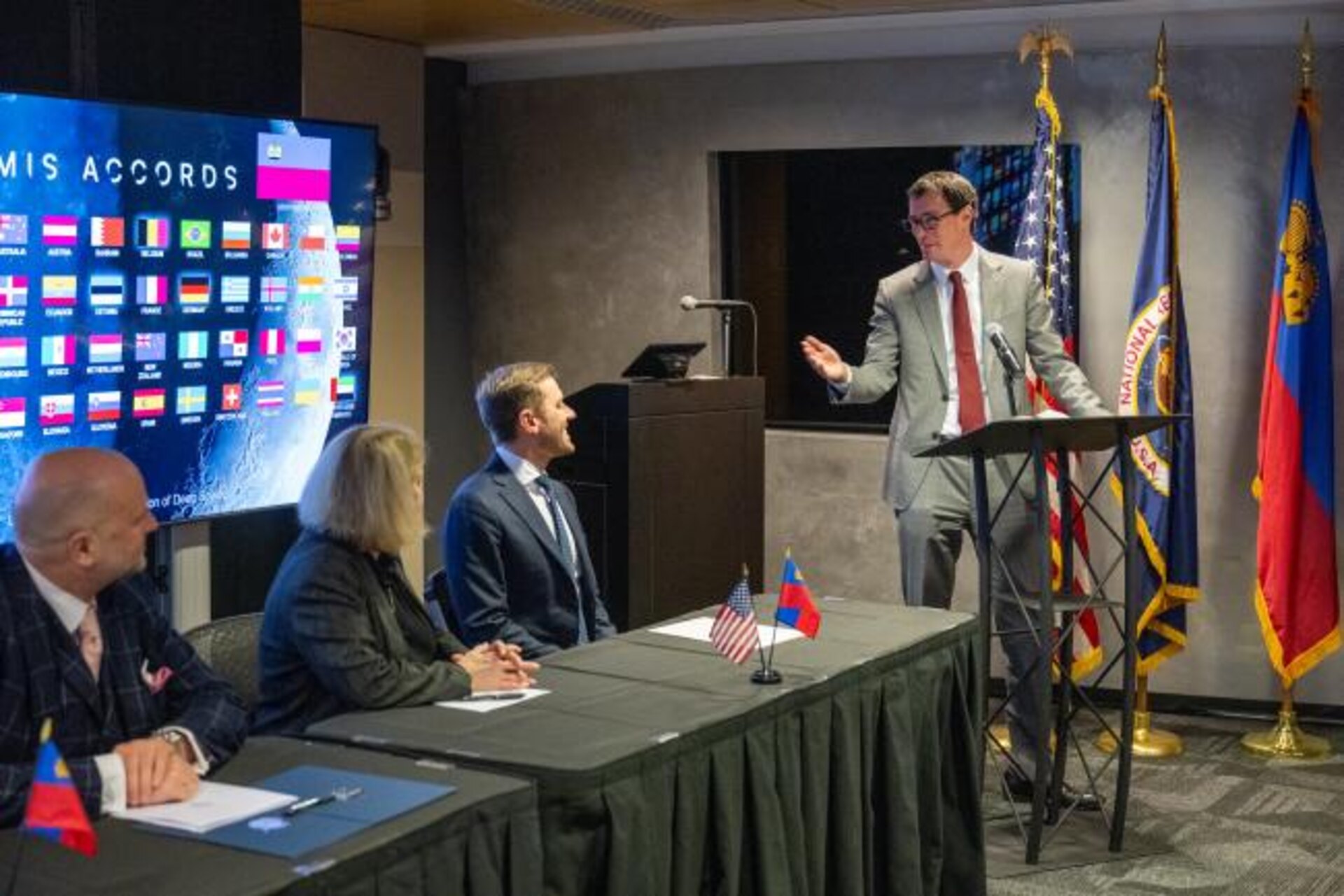 Liechtenstein Space Act: la firma degli Accordi Artemis presso la sede della NASA a Washington
