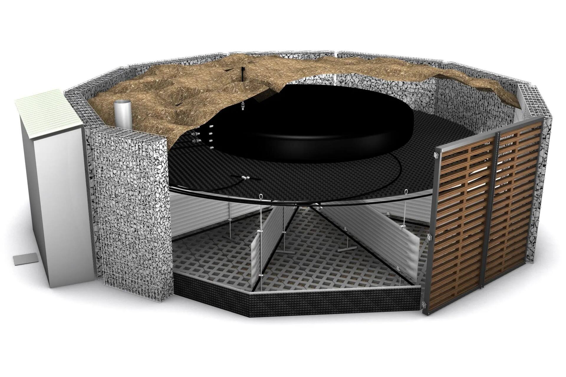 Dai vigneti all'energia: il bioreattore di Biologik-Systems sfrutta il calore generato dalla decomposizione del compost