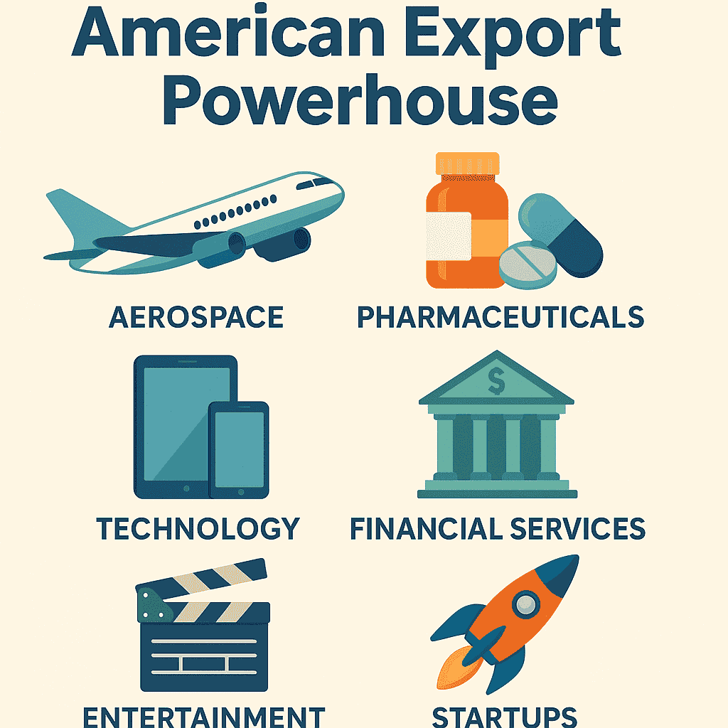 Infografica: i 6 settori chiave dell'export USA nel 2023