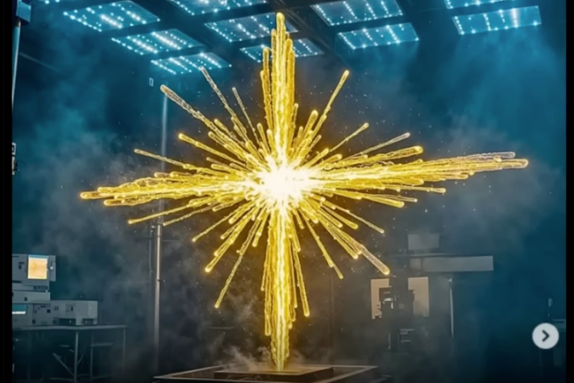 Solid light? Not exactly