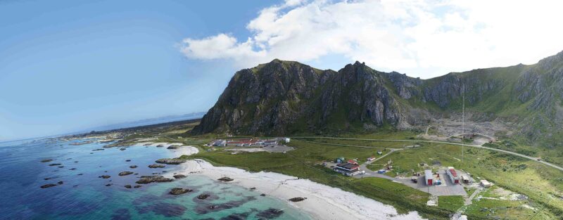 Andøya: il paesaggio, tra oceano, montagne e tundra artica, incornicia lo Spaceport in un ambiente unico