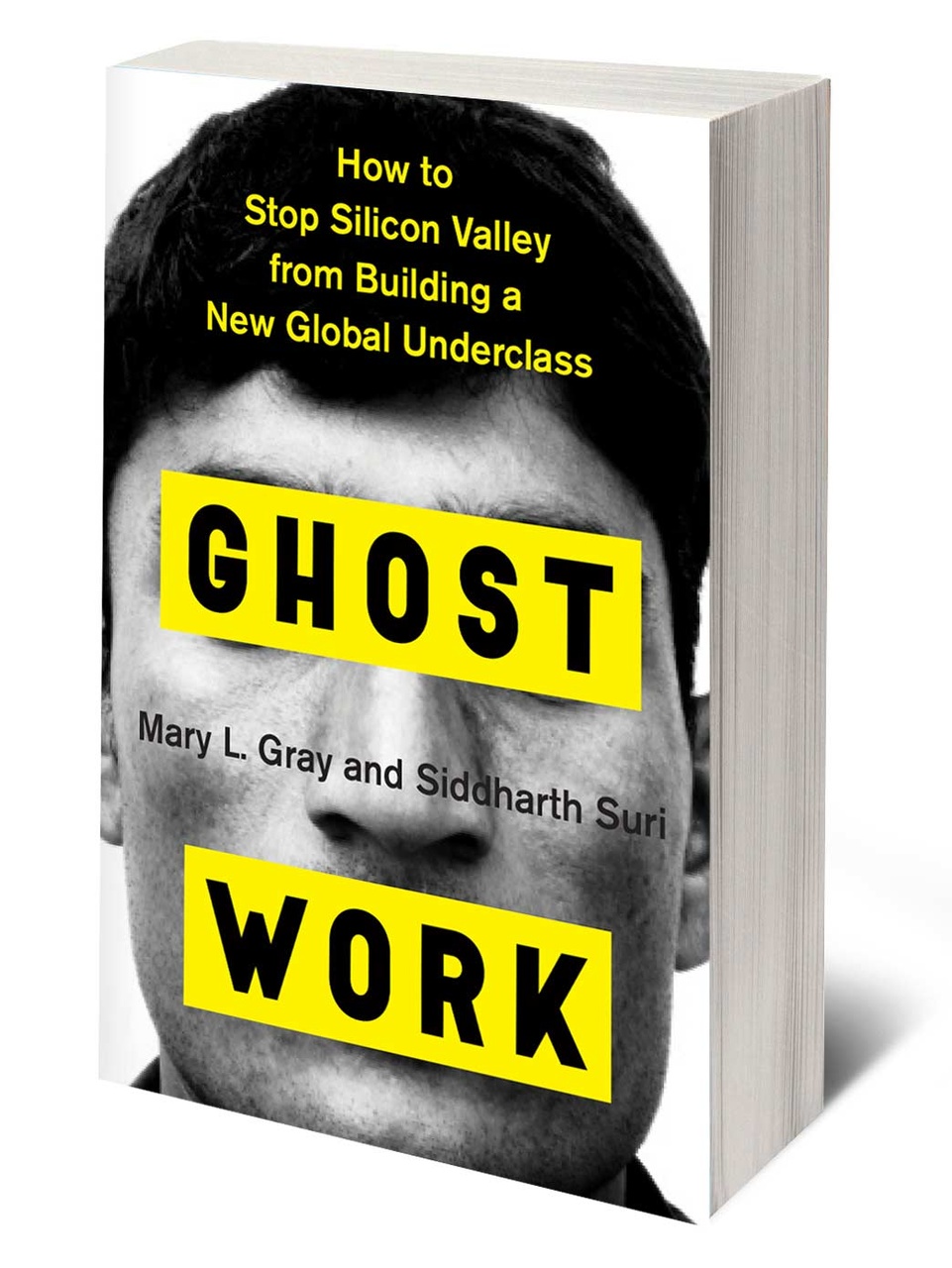 Lavoro umano: la copertina del saggio “Ghost Work” di Mary L. Gray e Siddharth Suri visualizza una realtà sommersa