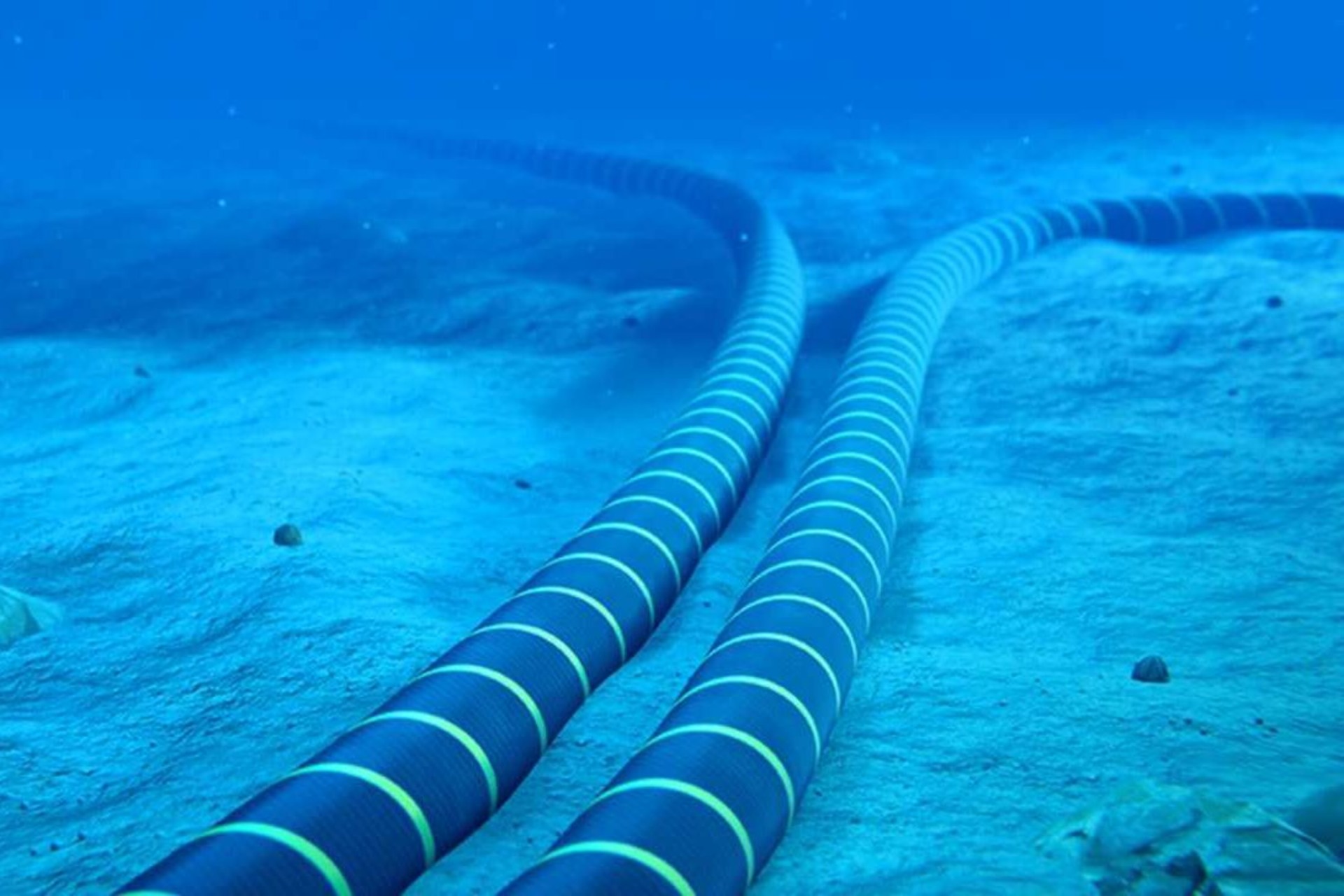 Meta: nei concept grafici, i cavi sottomarini sono rappresentati in tinte vivaci e riconoscibili, con motivi che evocano movimento, interconnessione e tecnologia