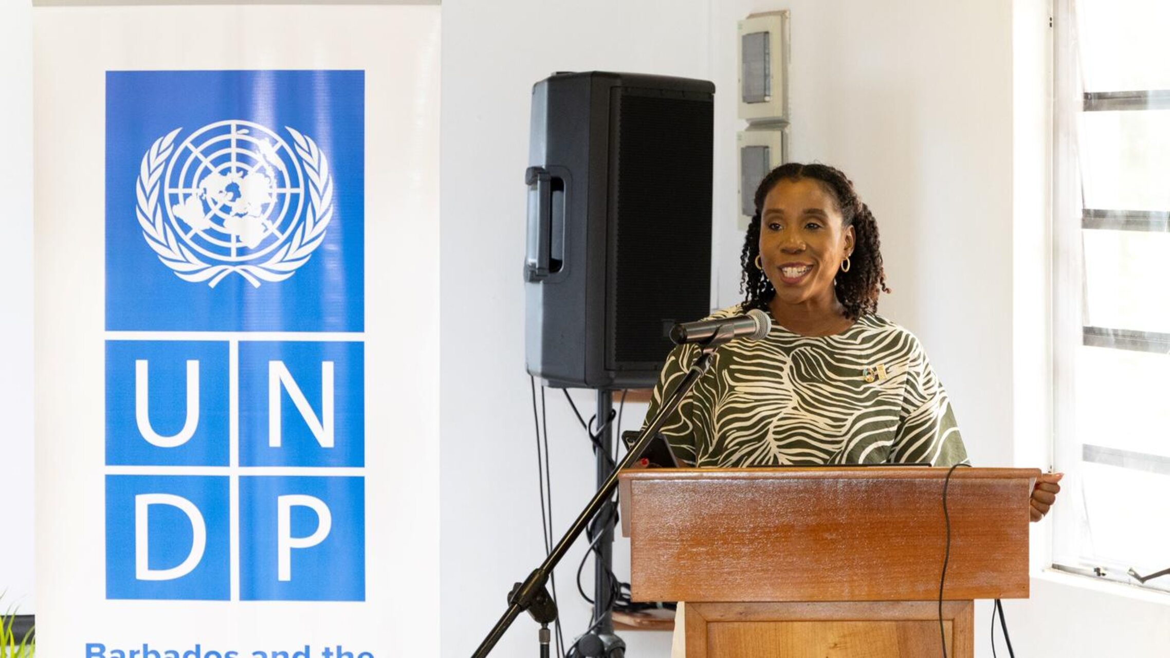 Montserrat: Limya Eltayeb, Rappresentante UNDP per Barbados e i Caraibi orientali, nell'isola britannica