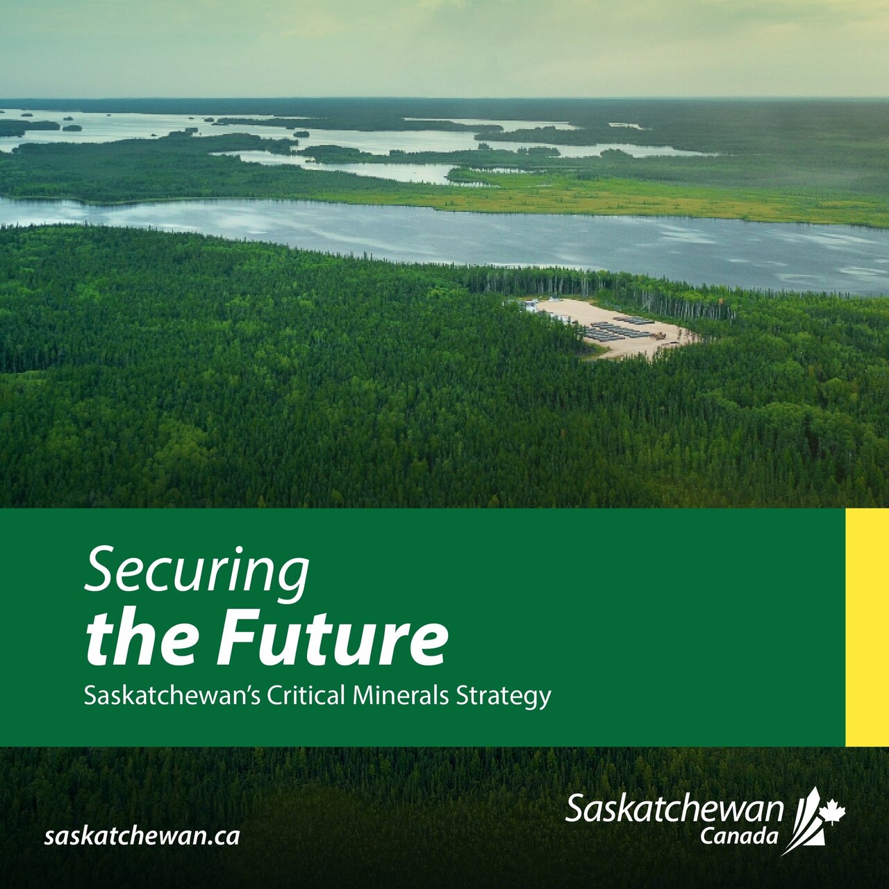 Saskatchewan: l’identità visiva della strategia “Securing the Next Decade of Growth”
