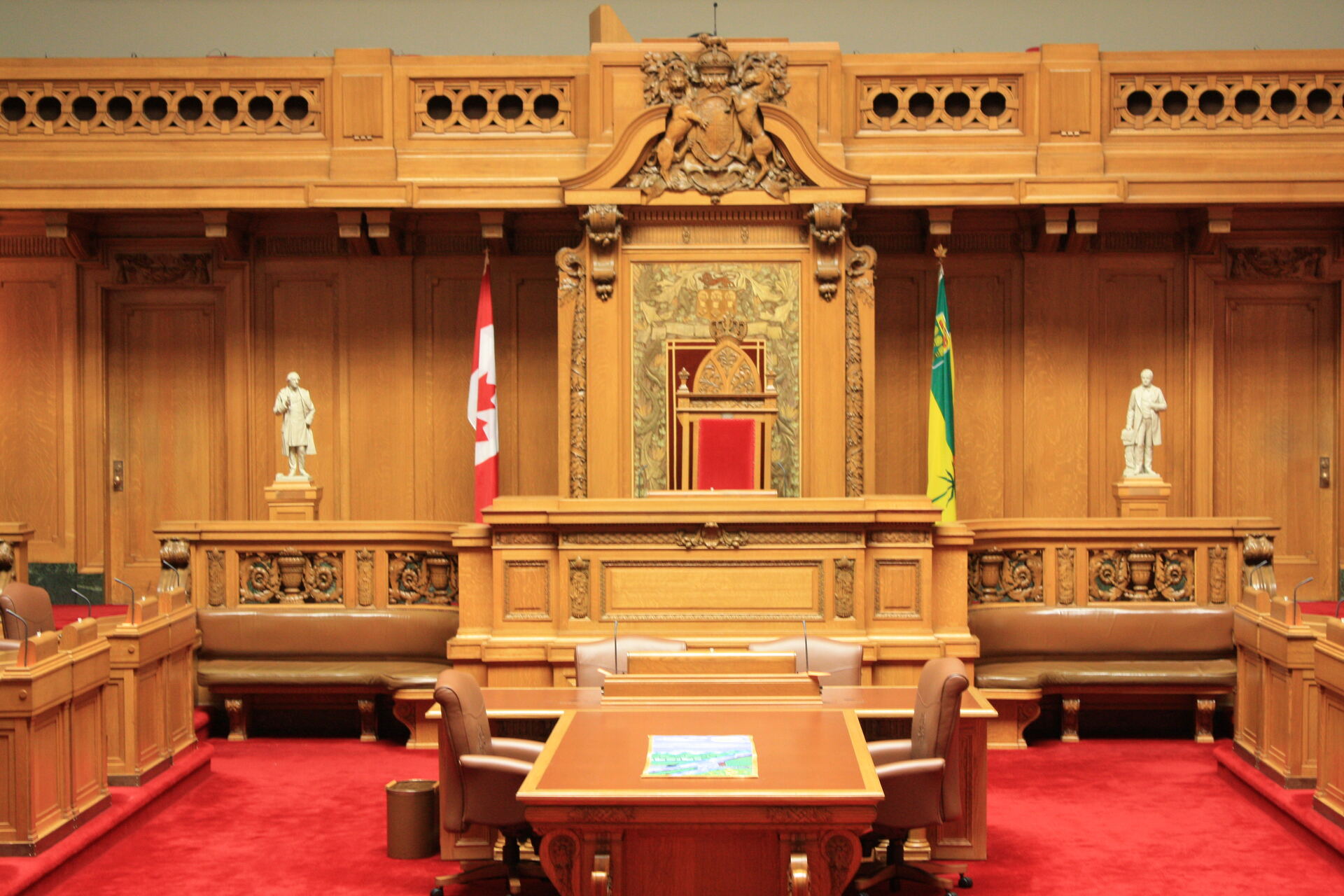 Saskatchewan: gli interni del Parlamento a Regina