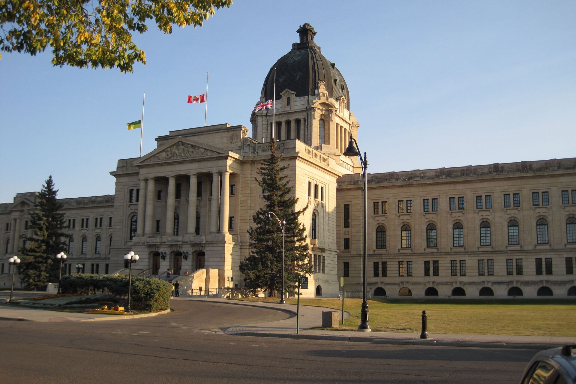 Saskatchewan: l'esterno del Parlamento a Regina