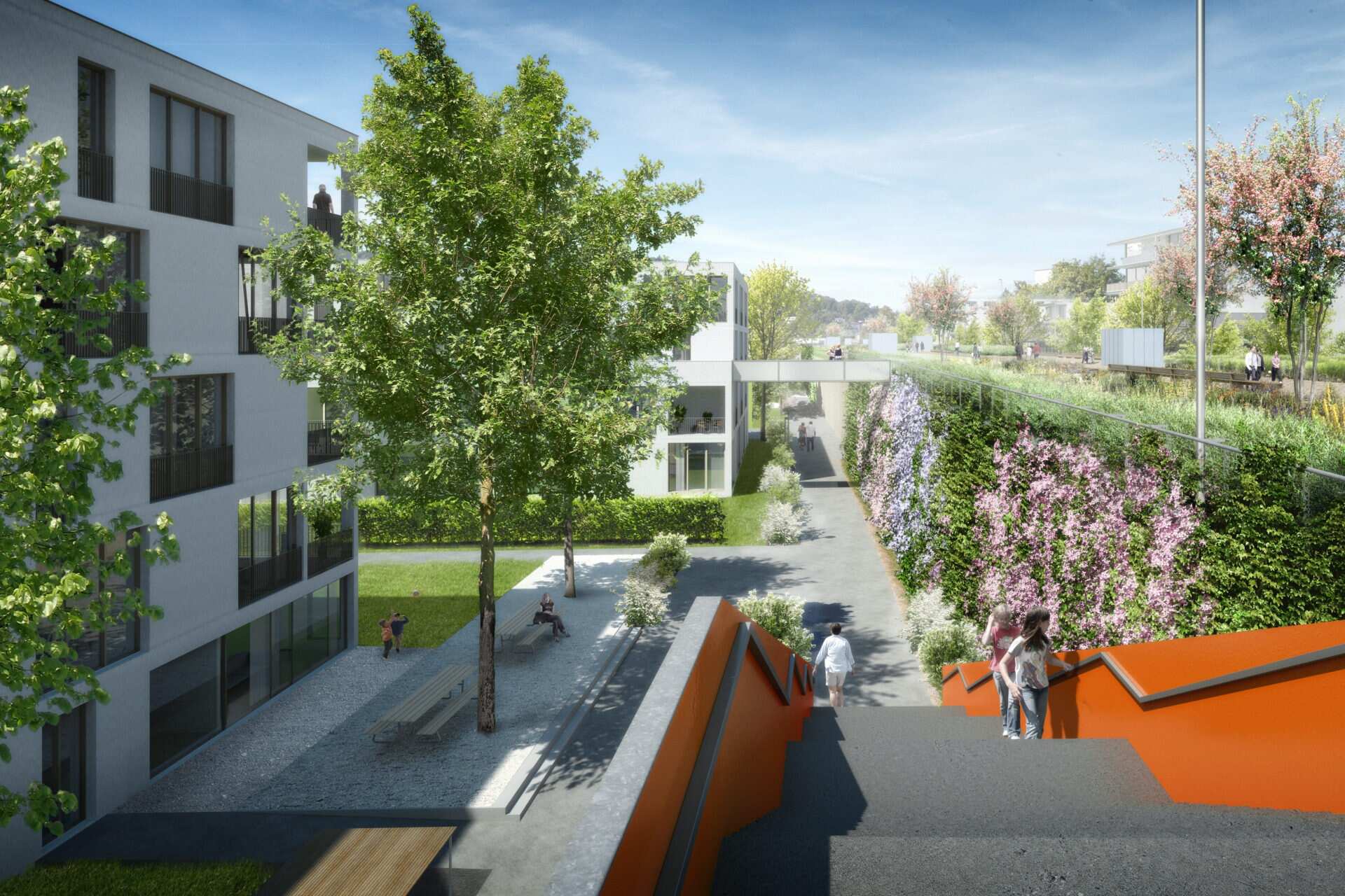 L’Überlandpark di Zurigo è un parco urbano costruito sopra un’autostrada interrata. Un esempio virtuoso di rigenerazione urbana e sostenibilità ambientale, trasforma il traffico in verde, favorendo la mobilità dolce e migliorando la qualità della vita nel quartiere Schwamendingen