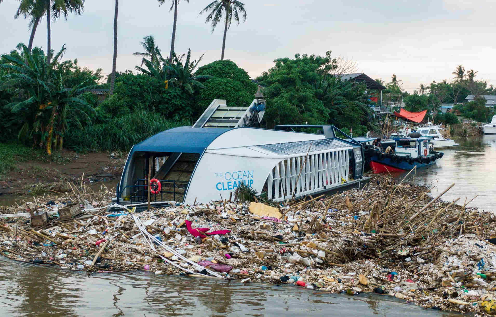 Gli Interceptor di The Ocean Cleanup