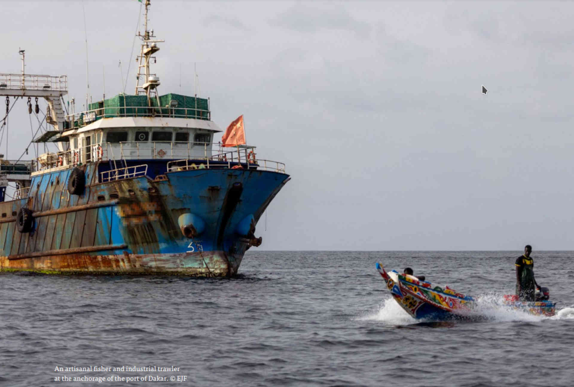 La pesca illegale in Senegal
