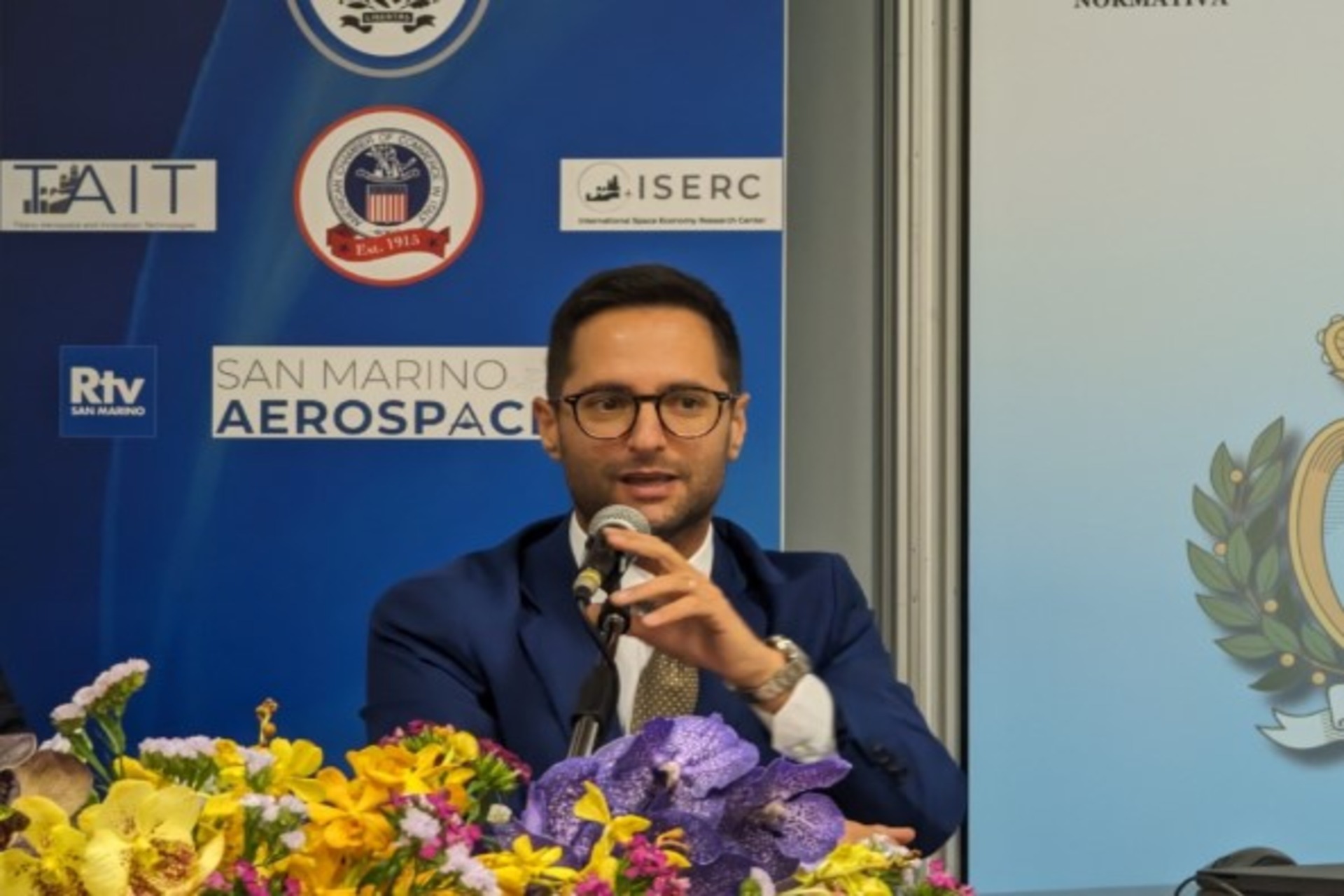 Fabio Righi: partecipa a San Marino Aerospace 2023, evento internazionale dedicato alla Space Economy e alla promozione del ruolo strategico della Repubblica sul piano tecnologico
