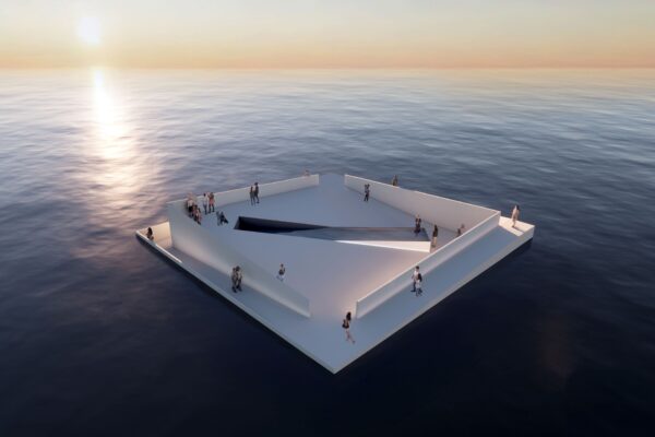 AquaPraça, et innovativt flytende forum dedikert til klima