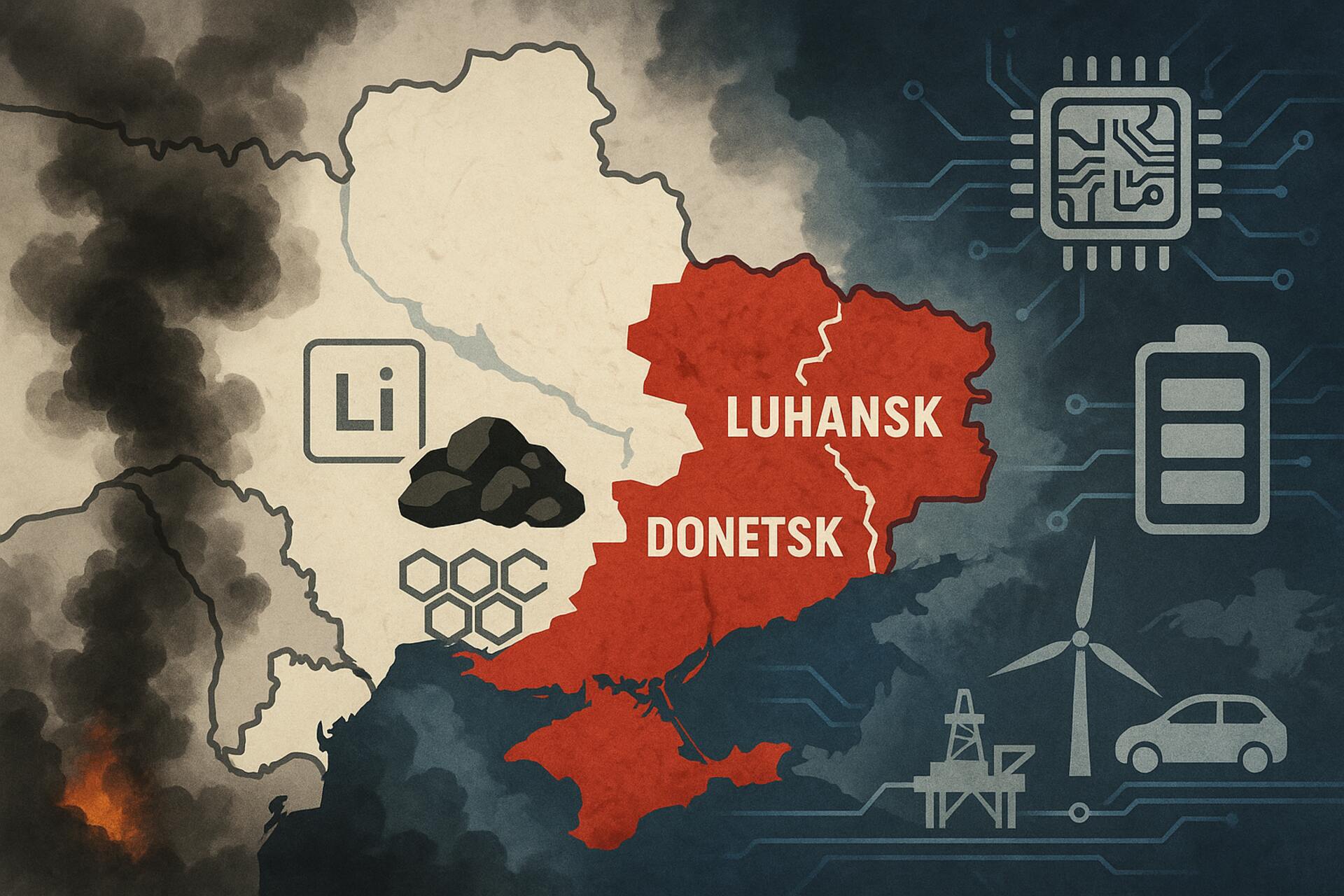 Terre rare e gas: dal Donetsk alla Crimea, passando per Lugansk, le ricchezze minerarie alimentano ambizioni opposte, accordi globali e logiche di sfruttamento
