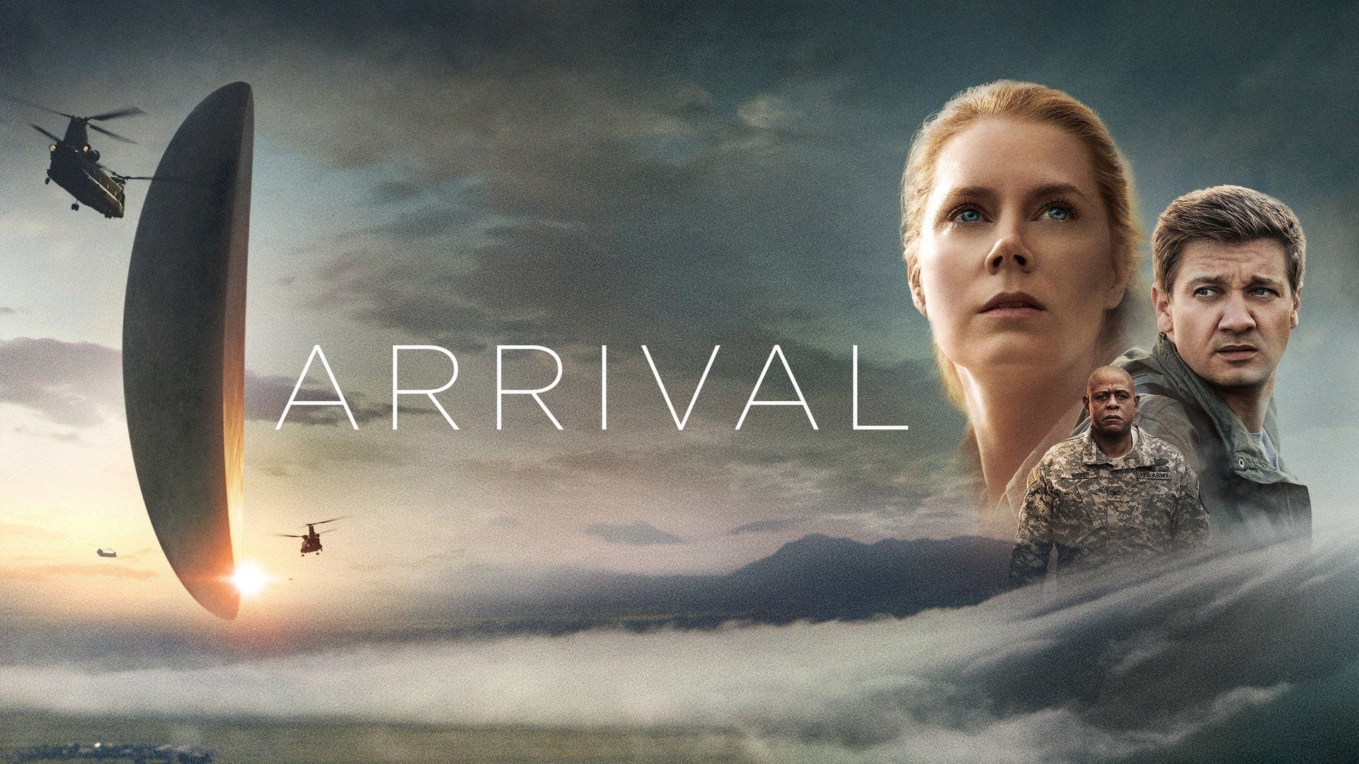 La locandina del film Arrival di Denis Villeneuve