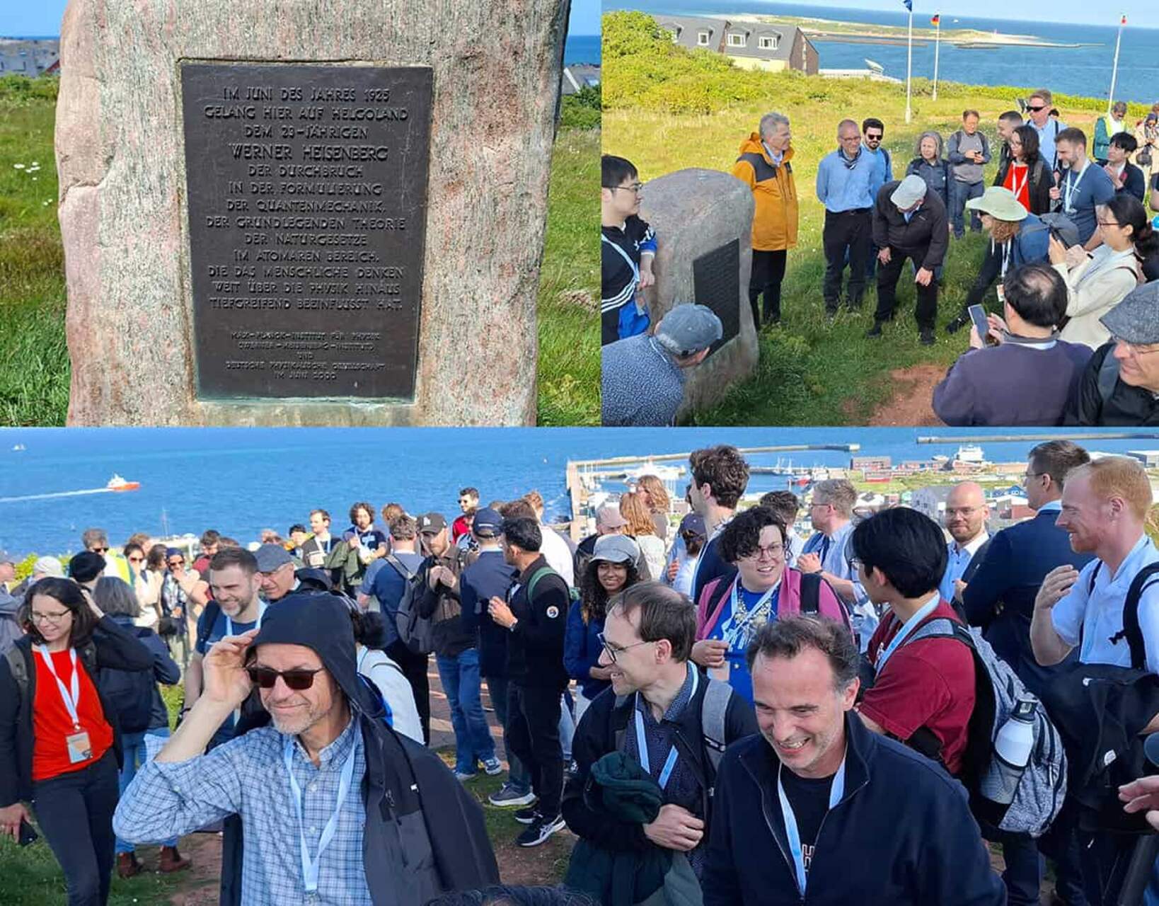 Helgoland: luogo simbolo della fisica moderna, teatro dell’intuizione di Werner Heisenberg che diede vita alla teoria quantistica, oggi ricordato con una lapide e con conferenze che hanno segnato il centenario della rivoluzione scientifica