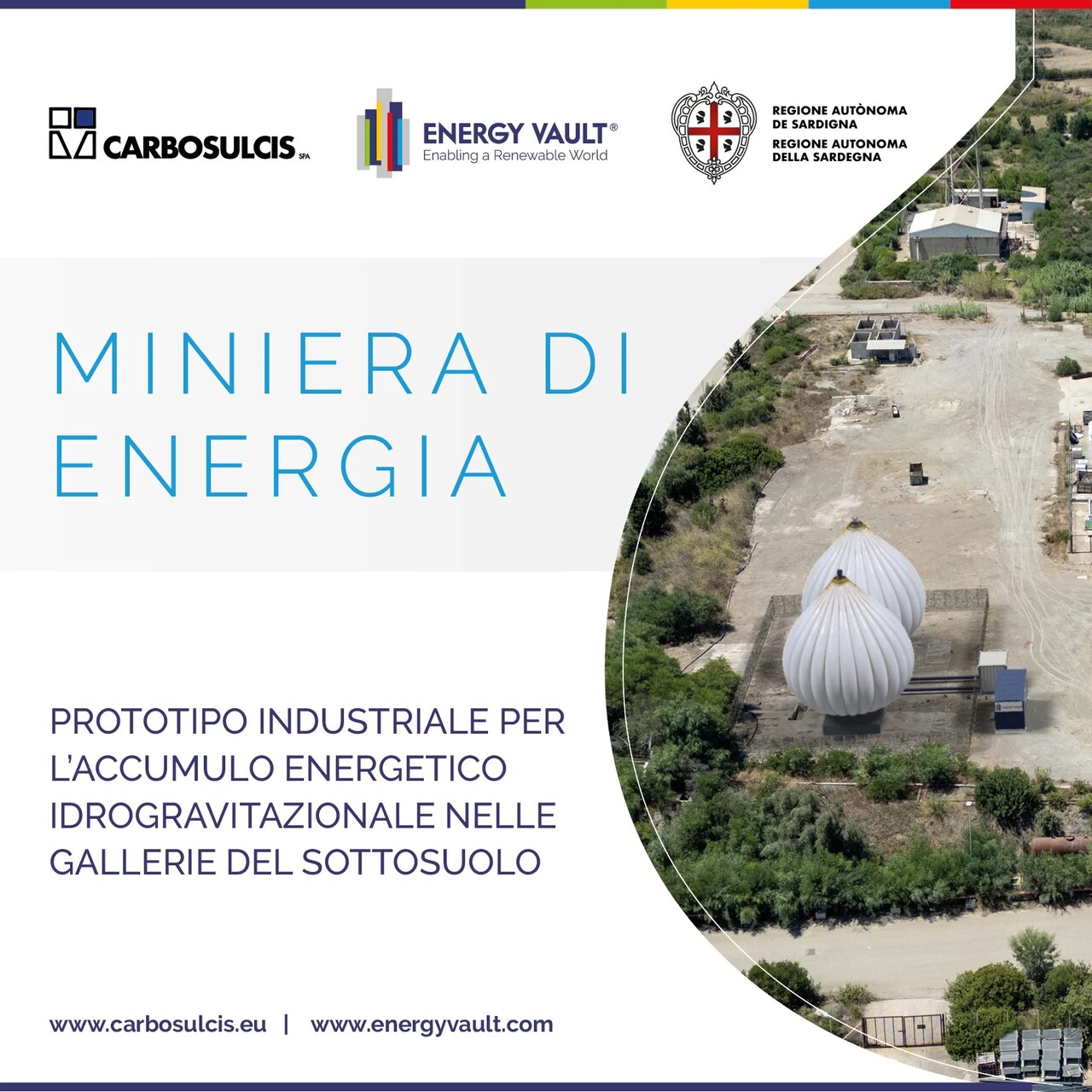 Miniera di Energia a Nuraxi Figus: dalle profondità di una miniera dismessa nasce un laboratorio d’avanguardia dove la gravità diventa risorsa e l’innovazione firmata Energy Vault segna la svolta della transizione energetica sarda
