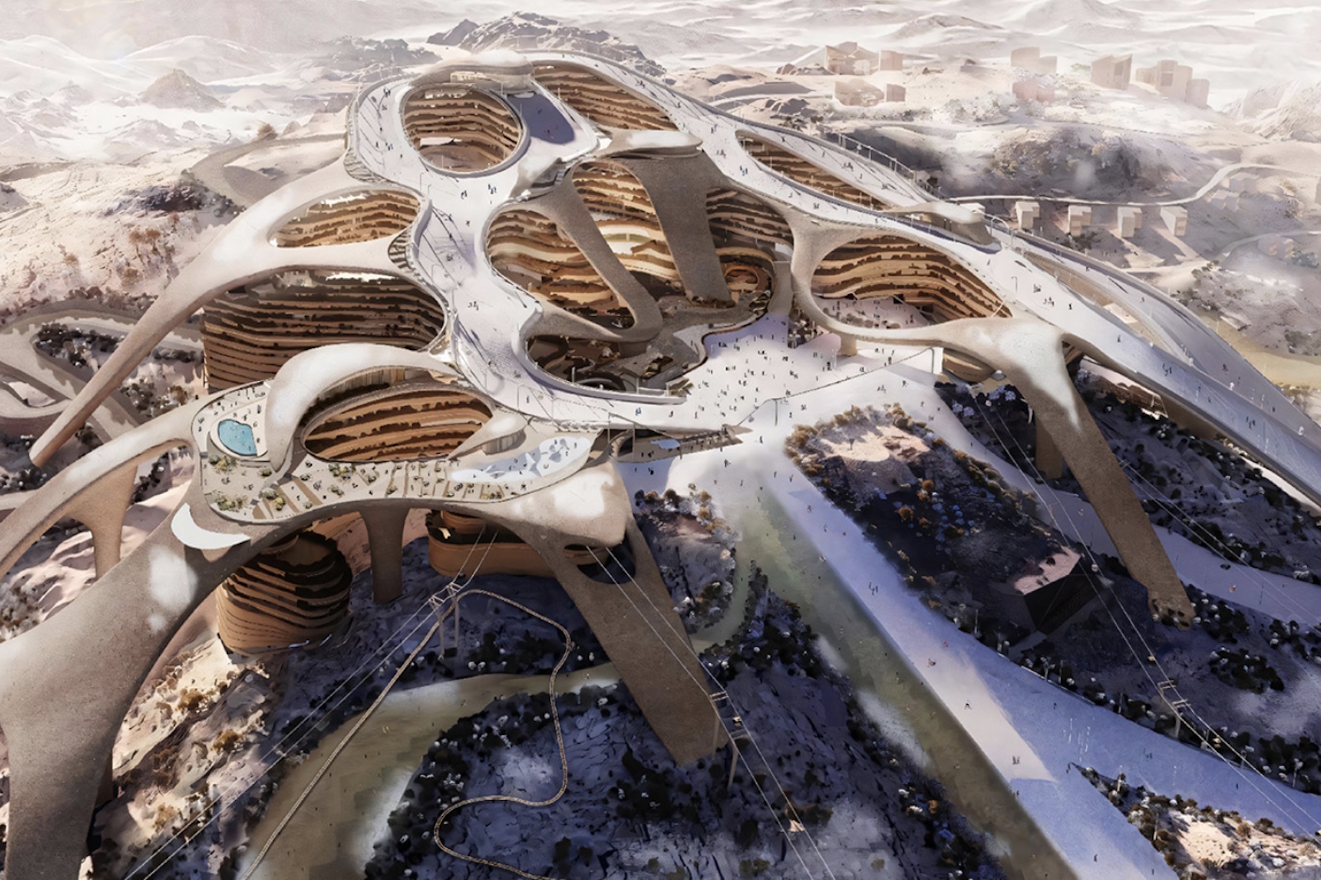 Trojena, la montagna che sfida il deserto con l’innovazione