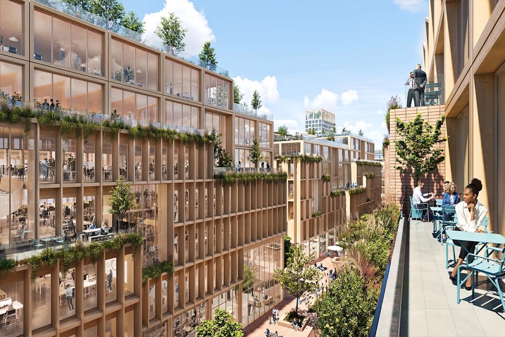 Stockholm Wood City, la capitale svedese del legno hi-tech