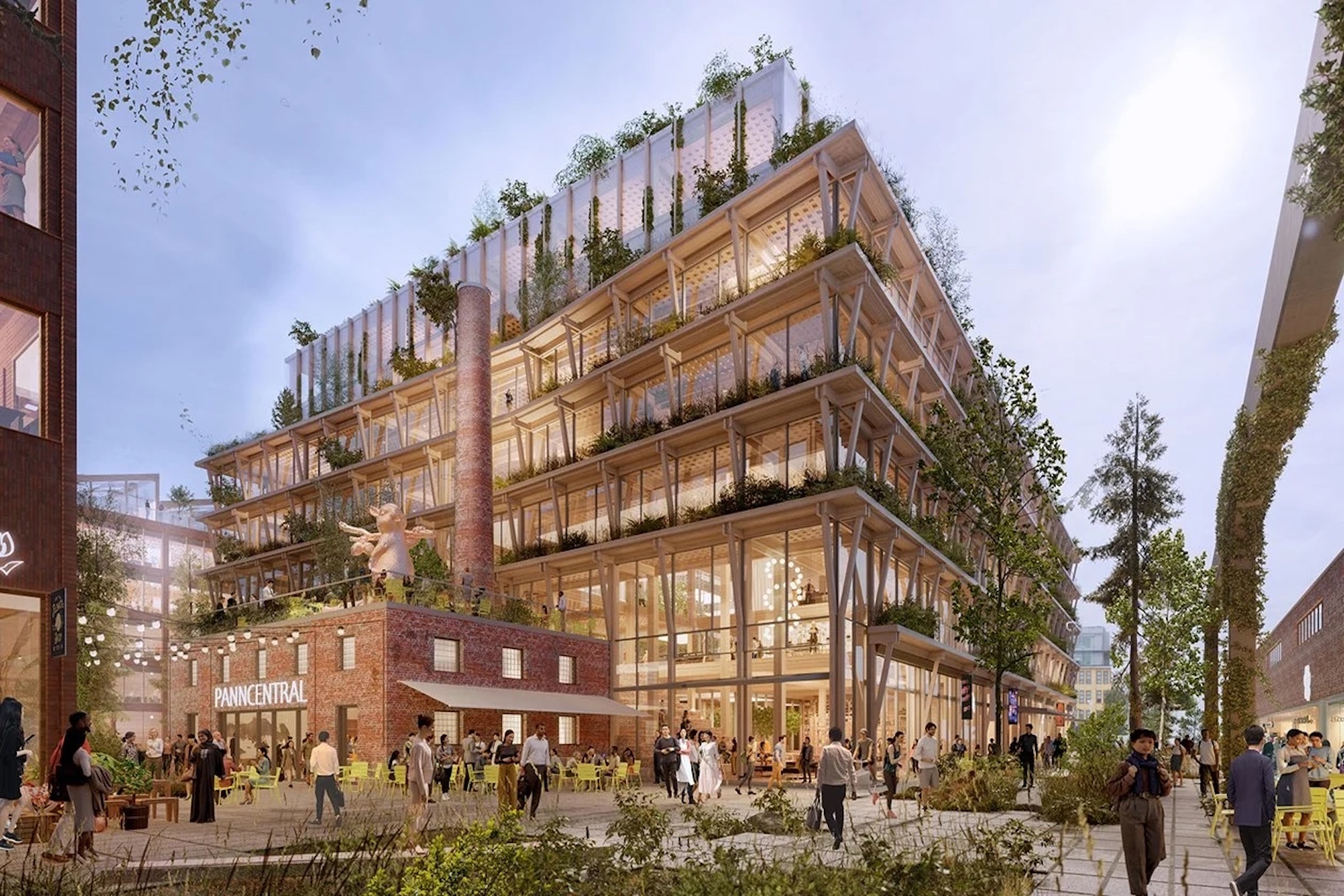 Stockholm Wood City, la capitale svedese del legno hi-tech