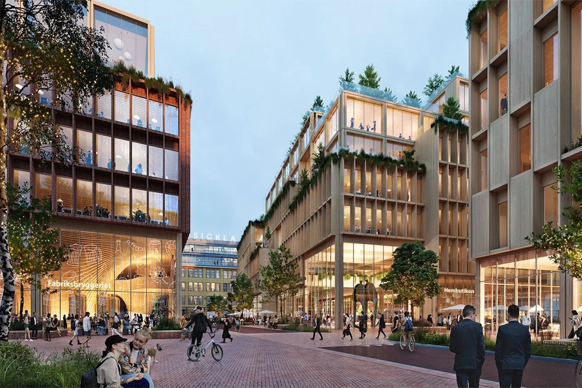 Stockholm Wood City, la capitale svedese del legno hi-tech