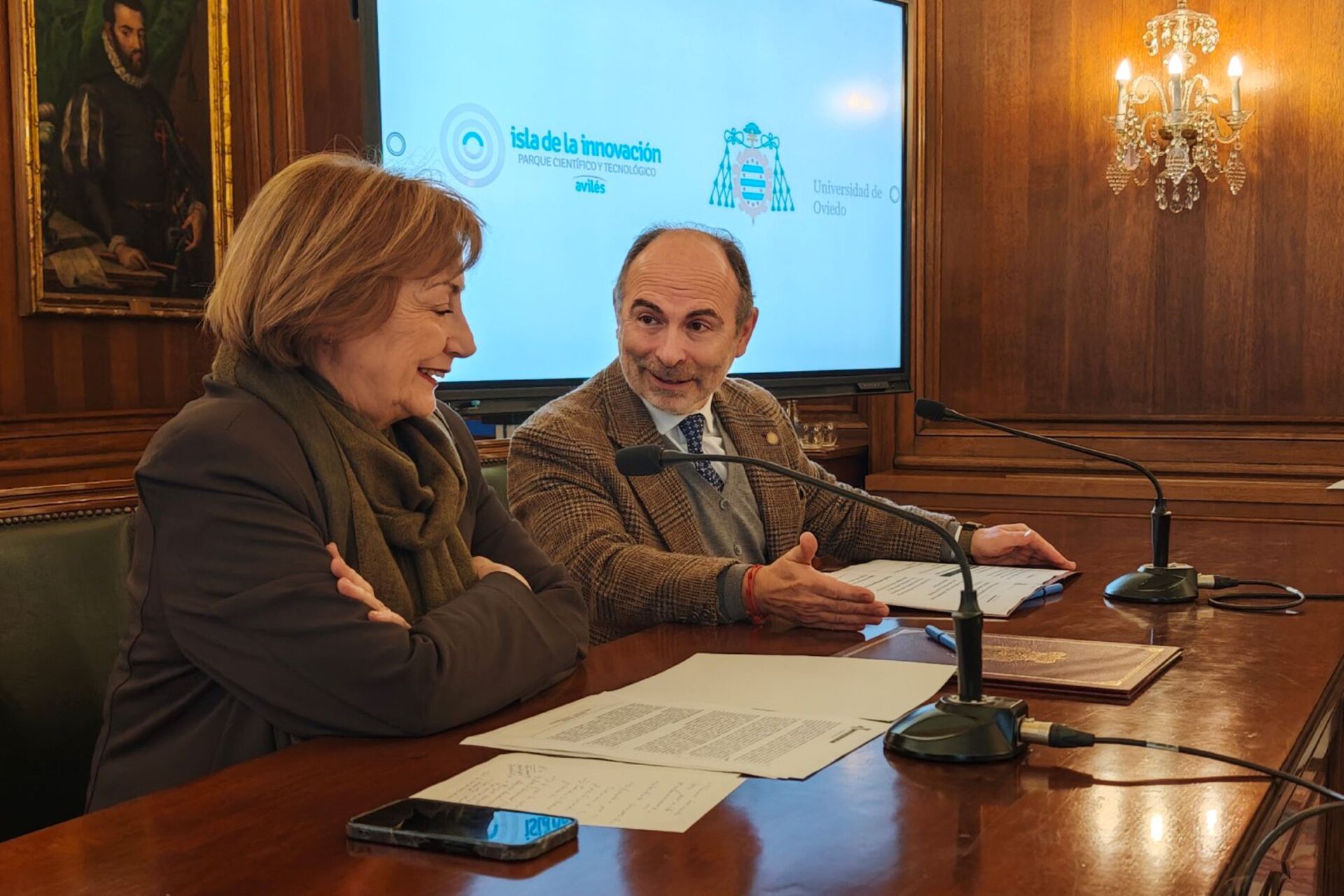 Avilés e Oviedo: incontro istituzionale tra rettore e sindaca per consolidare il parco scientifico Isla de la Innovación come piattaforma di spin-off, startup e innovazione territoriale