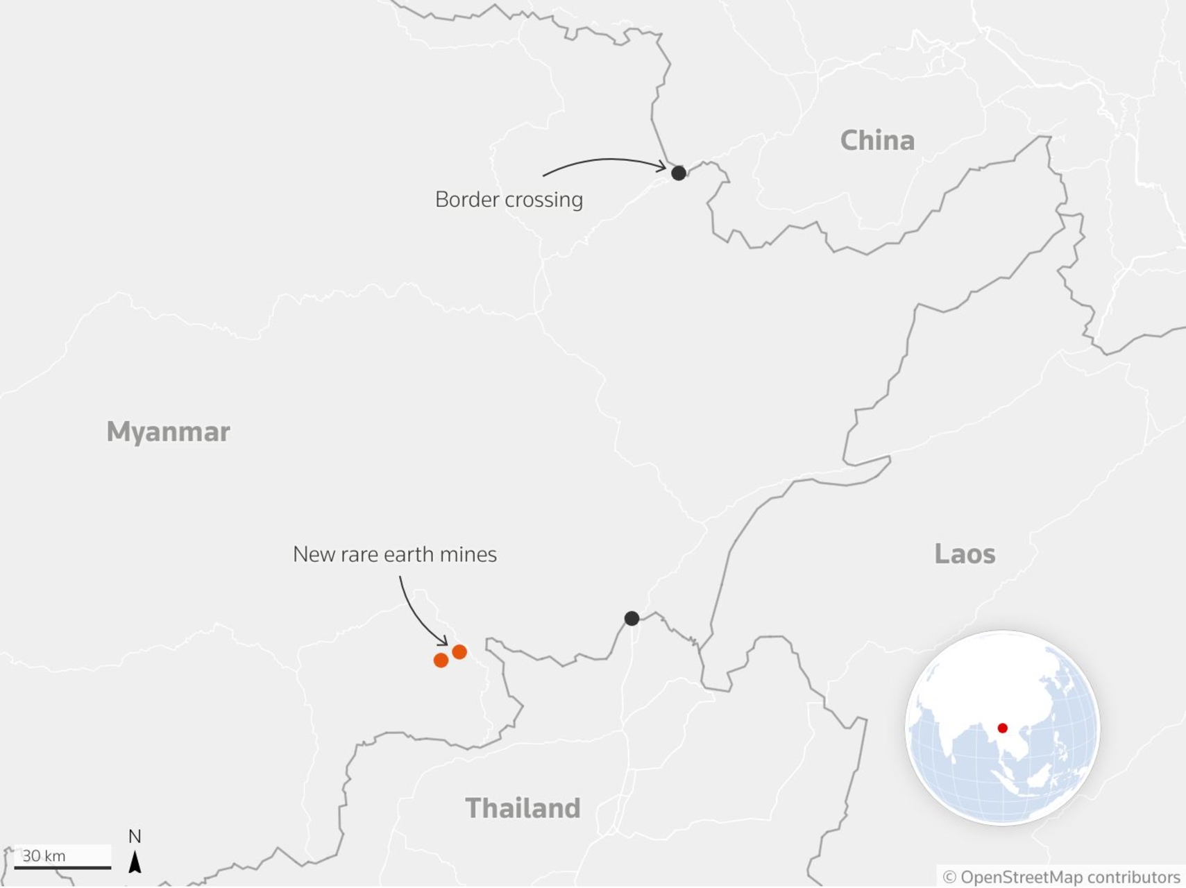Terre rare in Myanmar: miniere emergenti, controllo territoriale e catene di approvvigionamento dei minerali strategici usati in energia pulita, motori elettrici, magneti industriali e industria high-tech internazionale