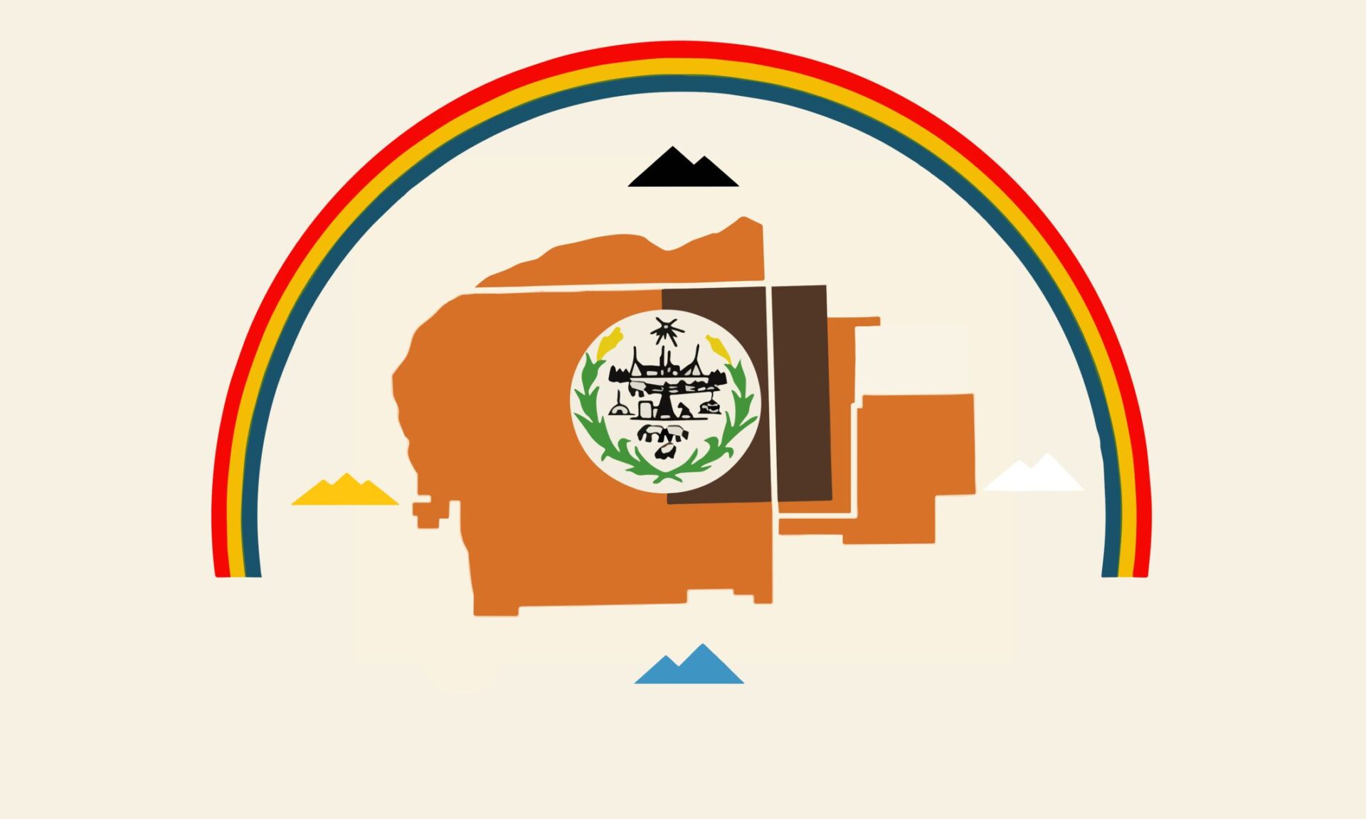 Bandiera della Nazione Navajo, simbolo dell’identità e della sovranità del popolo Diné