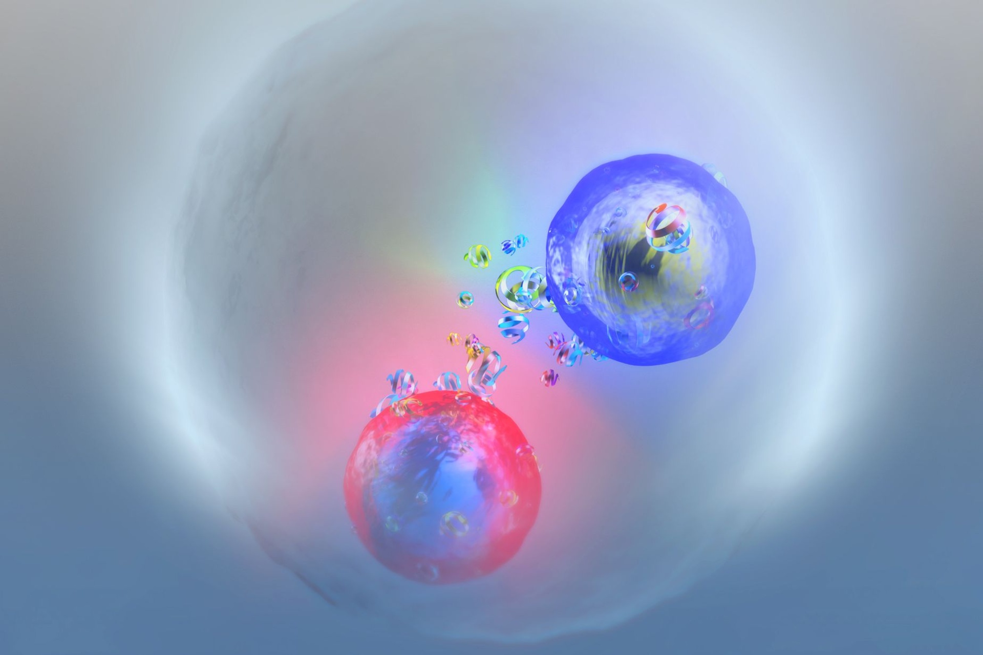 Toponium: immagine simbolica della fisica delle particelle al CERN, con riferimenti al Large Hadron Collider e agli esperimenti su quark top, collisioni ad alta energia e nuove evidenze sperimentali