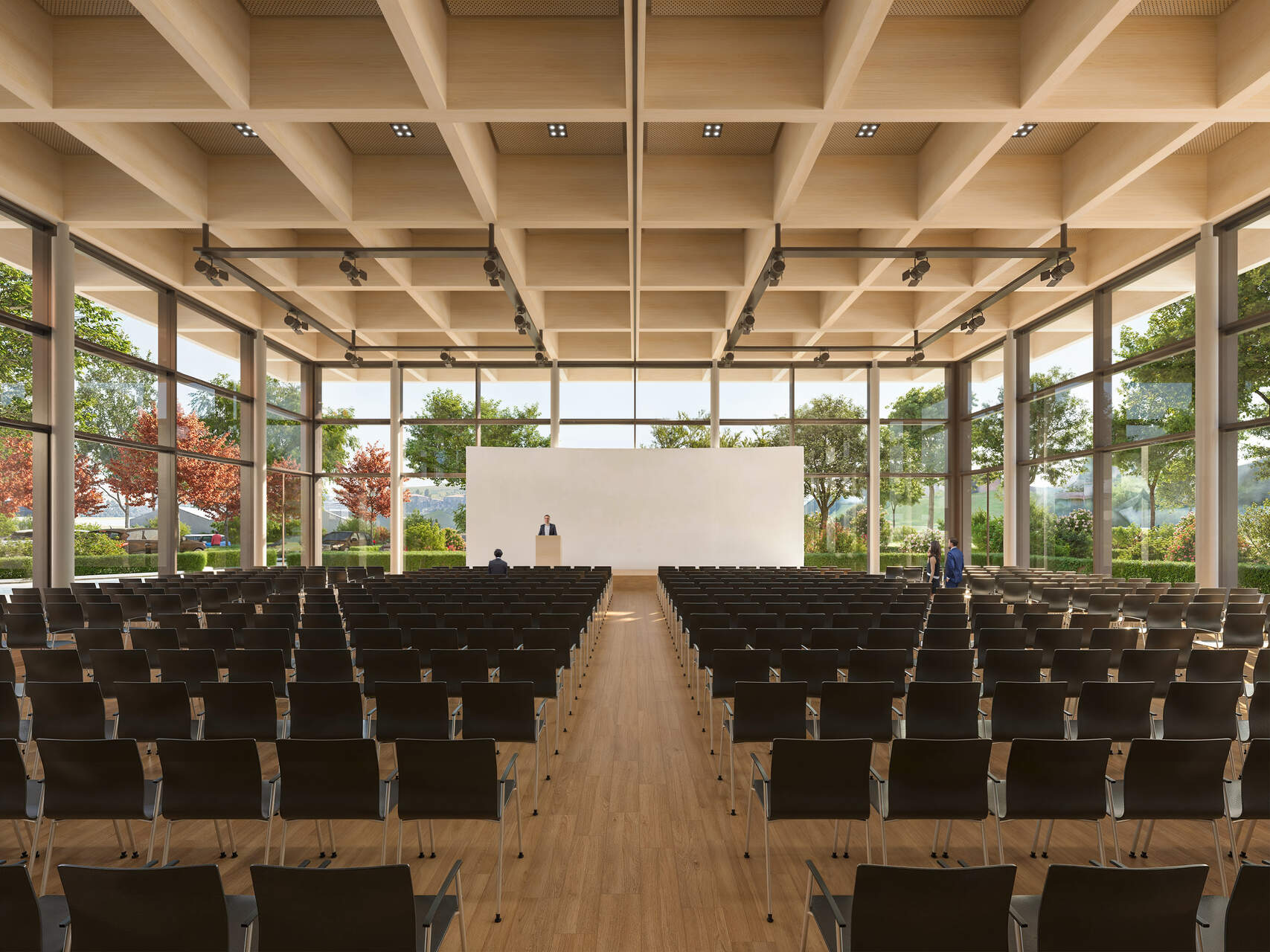 Campus CINECA: auditorium e spazi condivisi in un progetto architettonico orientato a sostenibilità, servizi alle persone, trasformazione digitale e rigenerazione urbana a Casalecchio di Reno oggi HPC