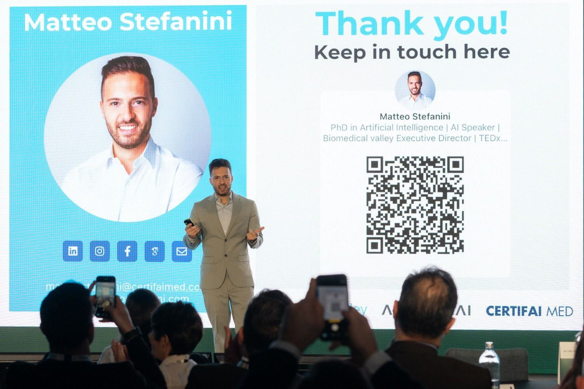 Matteo Stefanini: protagonista di incontri e conferenze su AI, startup, biomedicale e cultura dell’innovazione, tra formazione, relazioni professionali e applicazioni pratiche in imprese e territori