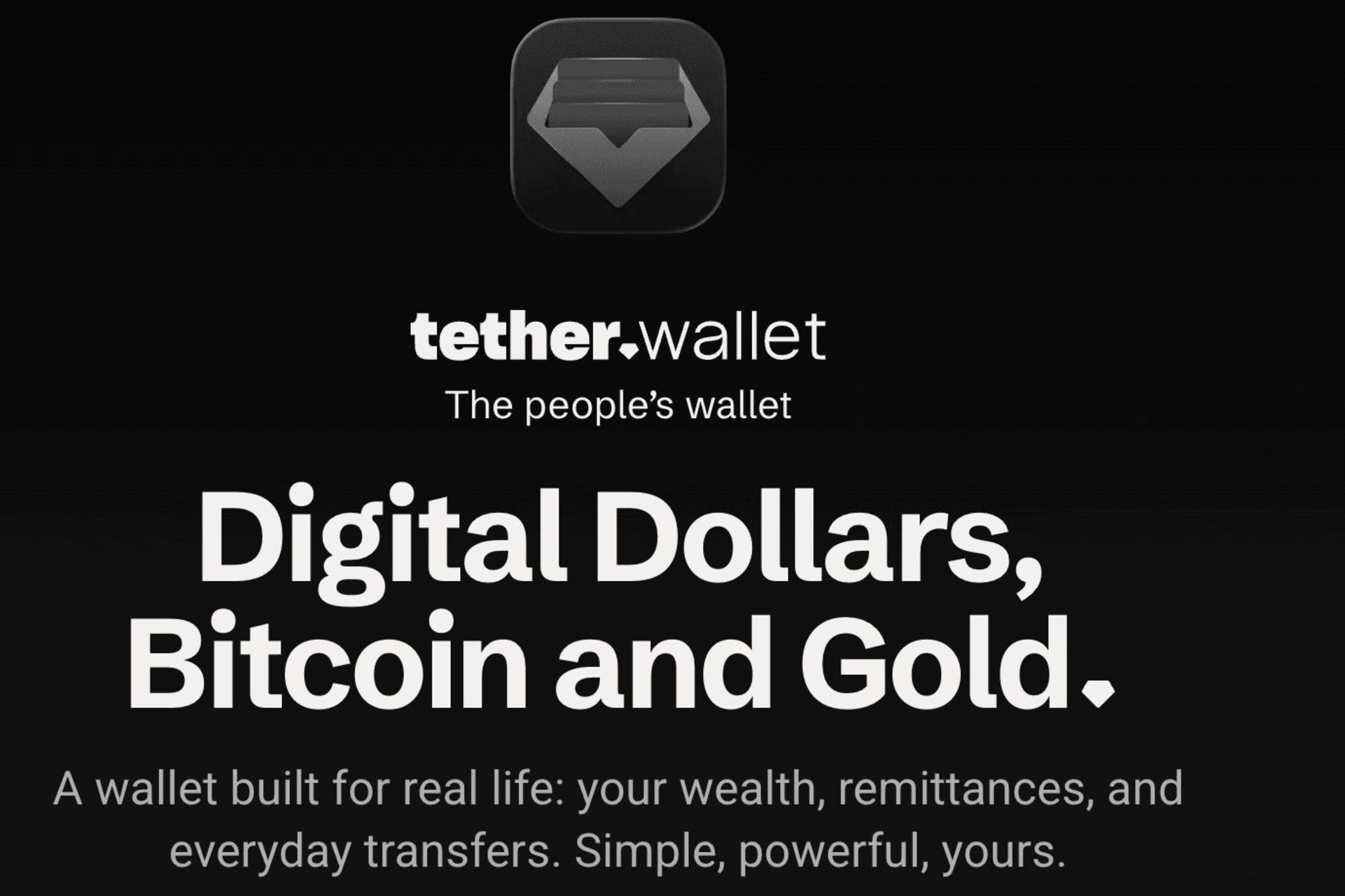 Tether Wallet: schermate dell’app mostrano funzioni per pagamenti, ricezione fondi e controllo delle transazioni in un portafoglio digitale pensato per rendere più accessibile l’esperienza blockchain