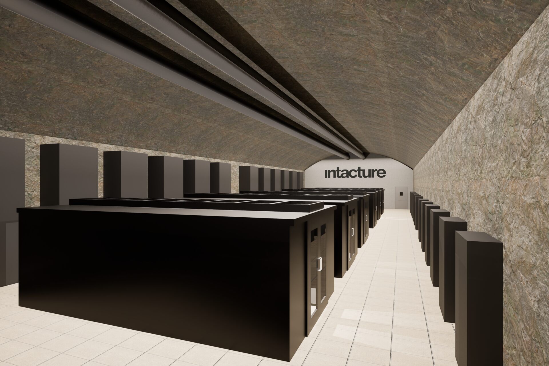 Val di Non: infraestructura digital subterránea con servidores, roca, conectividad, investigación aplicada y servicios en la nube para empresas, atención médica, ciberseguridad y desarrollo local sostenible en el Trentino alpino.