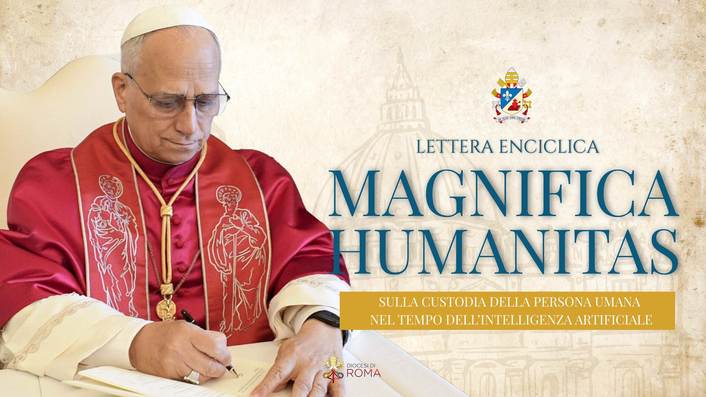 Leo XIV: Paus menandatangani ensiklik Magnifica Humanitas, sebuah dokumen yang didedikasikan untuk hubungan antara manusia, kecerdasan buatan, dan tanggung jawab sosial.