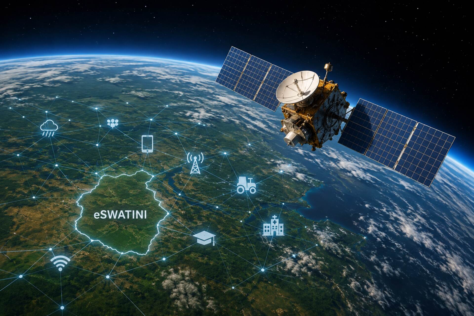 eSwatini: tecnologie spaziali e infrastrutture digitali al servizio di connettività, innovazione, agricoltura, clima e sviluppo sostenibile nel piccolo Regno dell’Africa australe