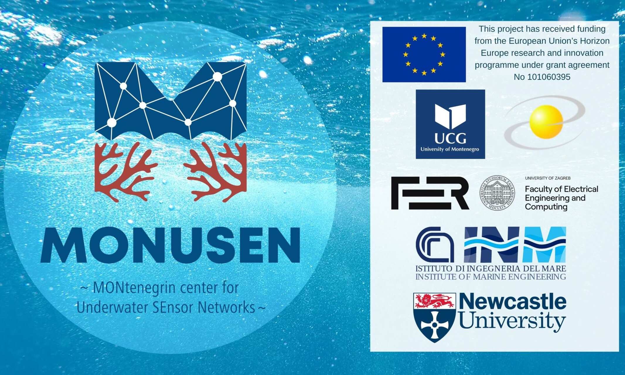 MONUSEN: attività scientifiche nelle Bocche di Cattaro con veicoli autonomi, sensori, computer e sistemi di comunicazione destinati alla ricerca e al monitoraggio dell’ambiente marino