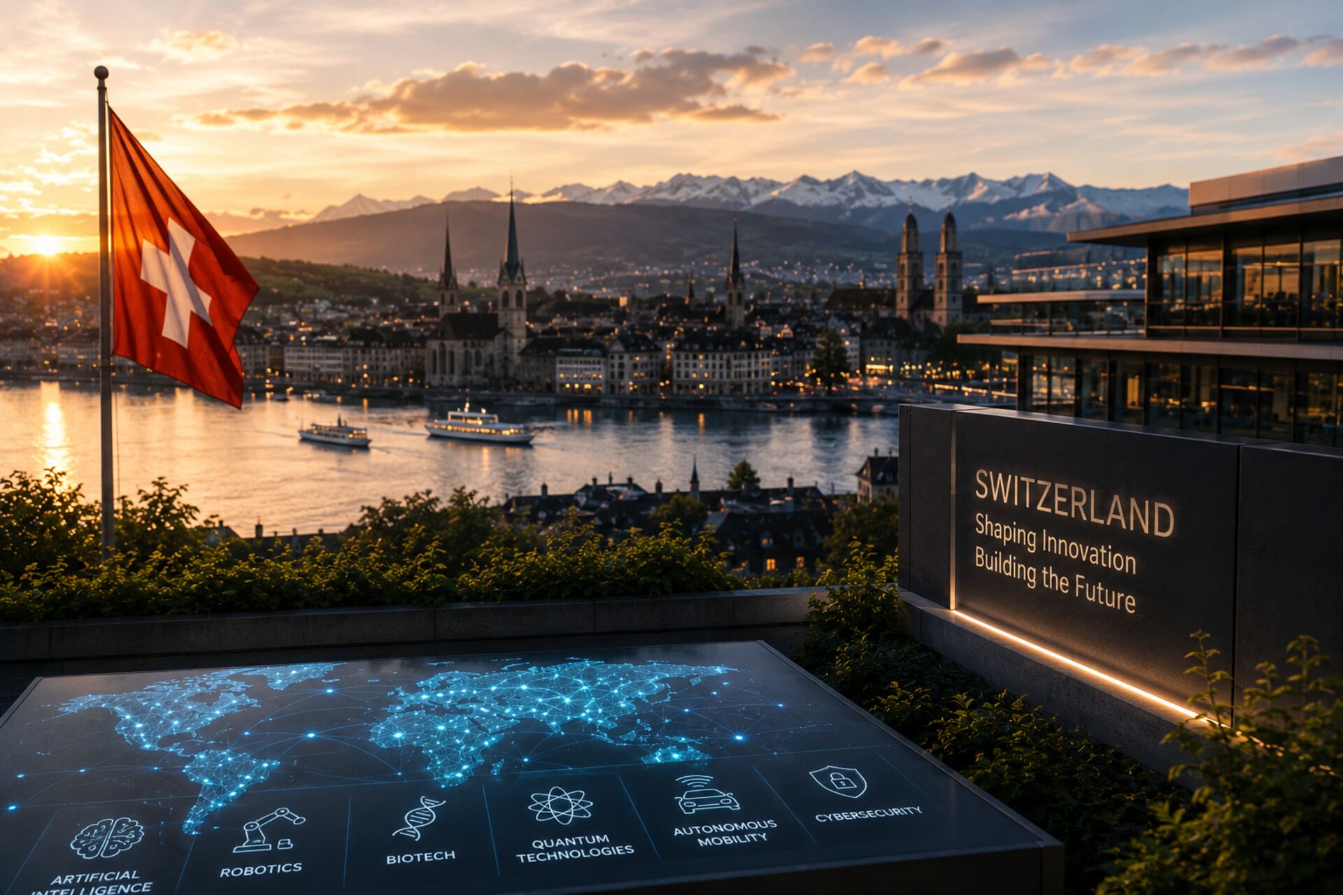 La Svizzera attira: imprese internazionali attive in intelligenza artificiale, robotica, mobilità autonoma e deep tech, grazie a ricerca avanzata, talenti qualificati e stabilità istituzionale