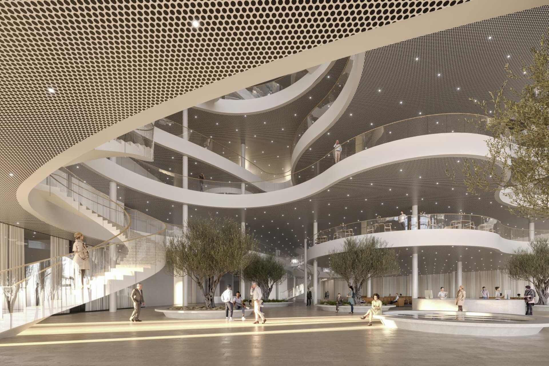Kurdistan: veduta del nuovo Science Park a Erbil, con edifici contemporanei immersi nel verde e progettati per ricerca, innovazione tecnologica, sostenibilità ambientale e sviluppo dell’economia della conoscenza